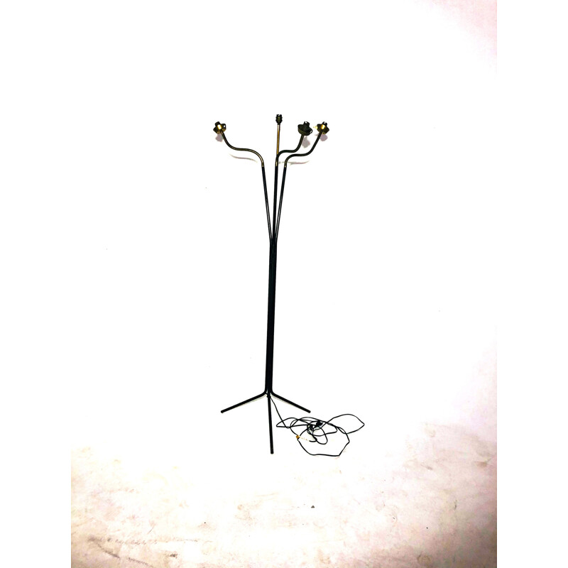 Vintage 4 branch floor lamp 