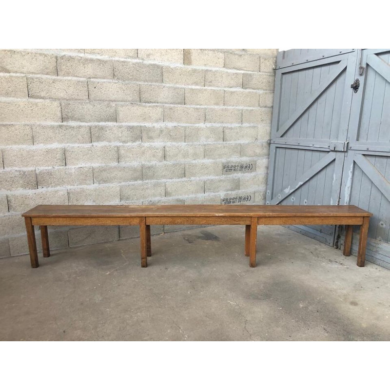 Banc vintage en noyer