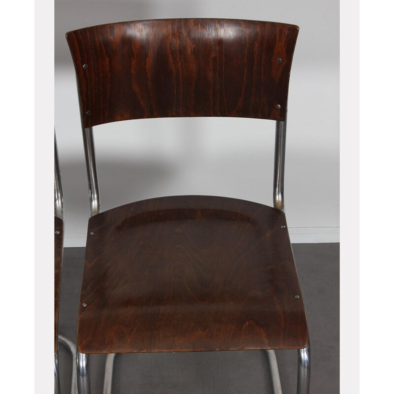 Paire de chaises vintage par Mart Stam pour Kovona 1940