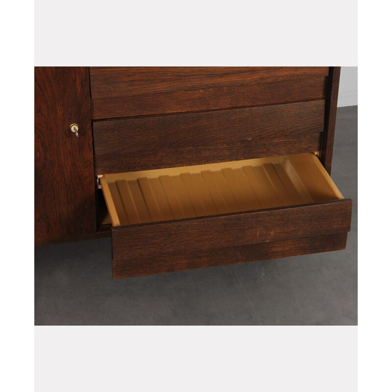 Vintage chest of drawers model U-458 dark by Jiroutek 1960s