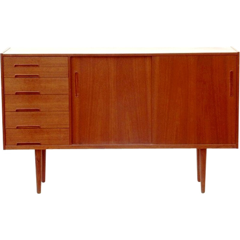 Swedish teak sideboard, Nils JONSSON - 1960s