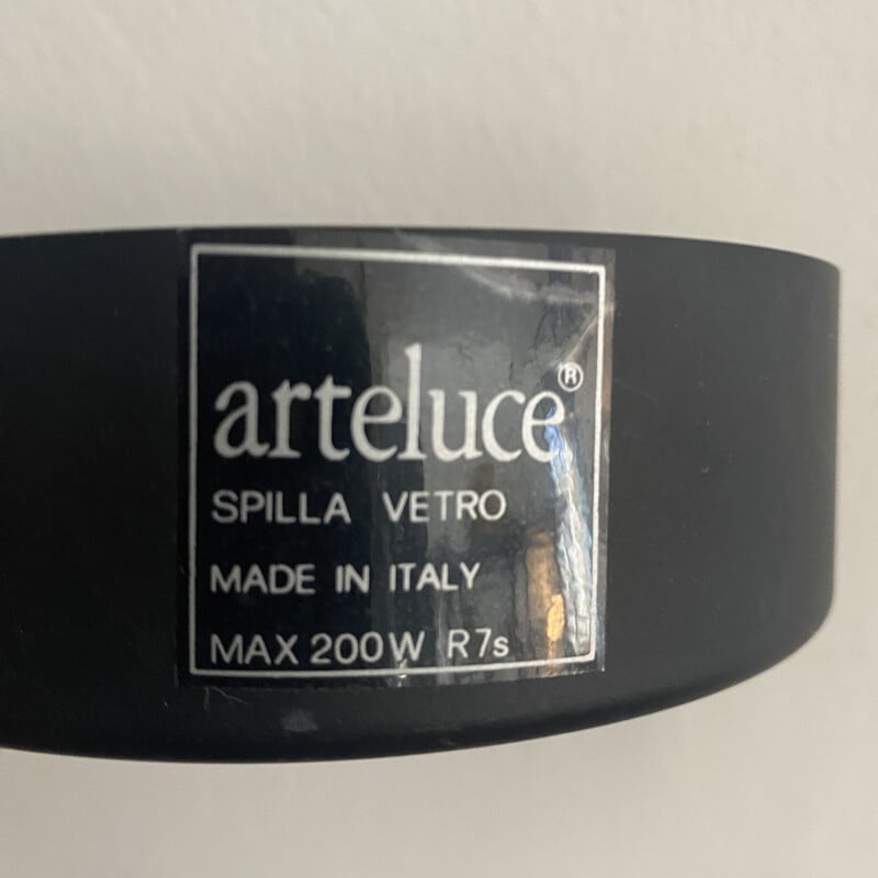Plafonnier ou Applique vintage Arteluce modèle Spilla par Luciano Pagani Italie 1980