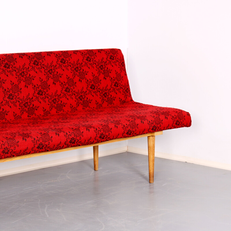 Vintage folding sofa by Miroslav Navratil