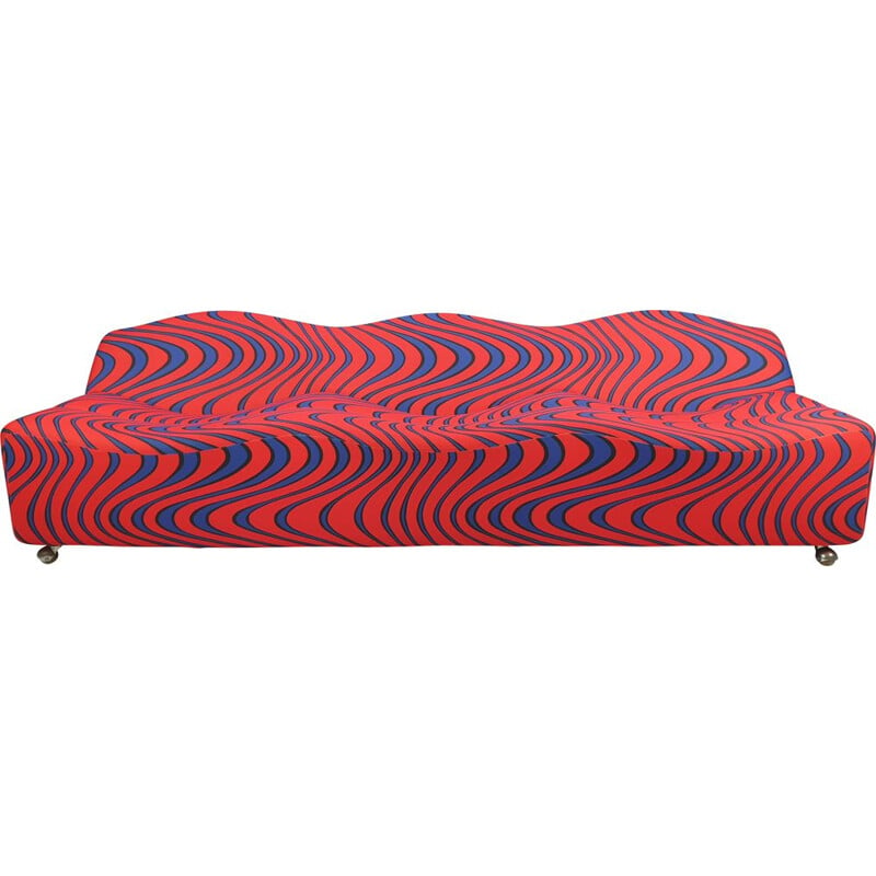 Vintage 3-seater sofa ABCD by Pierre Paulin for Artifort 1968s