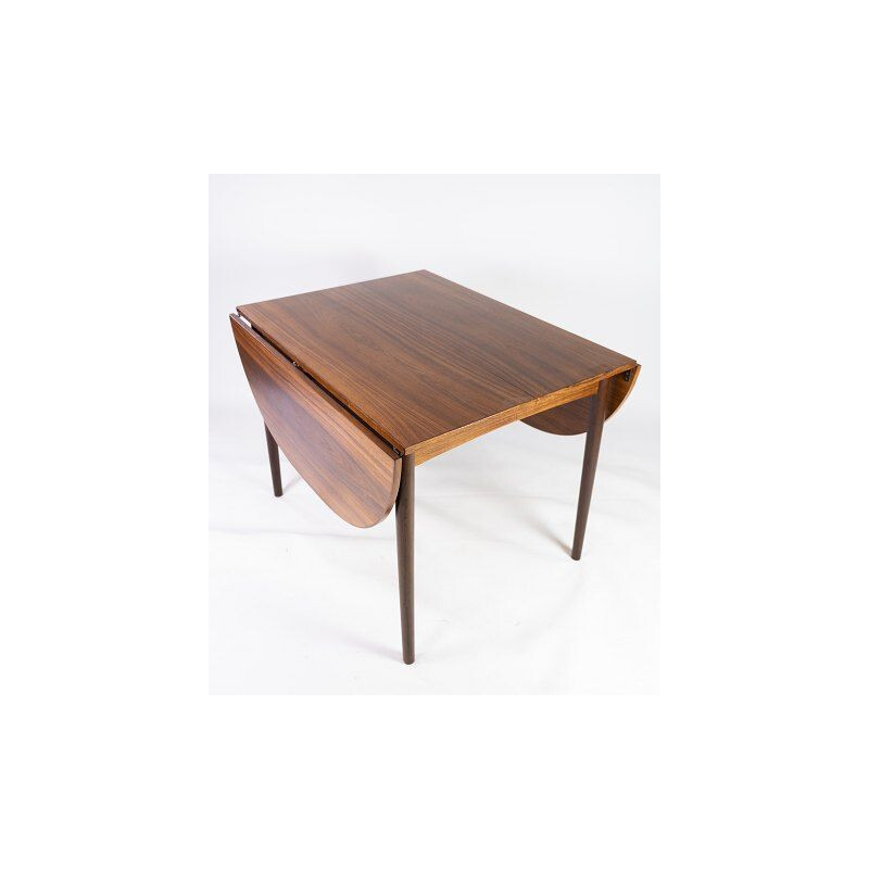 Table vintage avec rallonge en palissandre par Arne Vodder, 1960