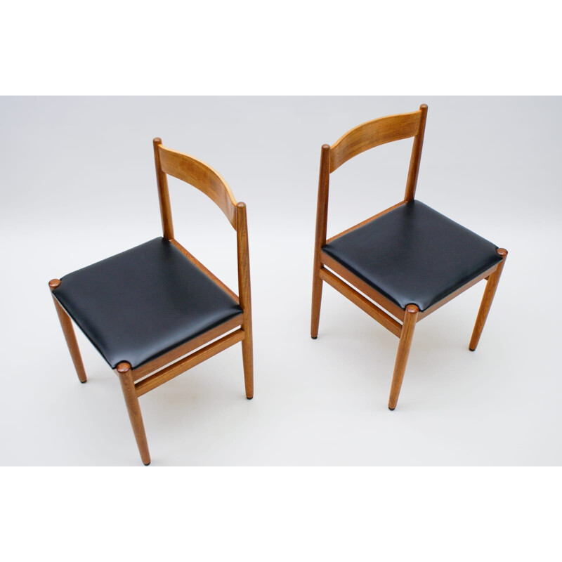 Pair of vintage teak chairs by Lübke, 1960