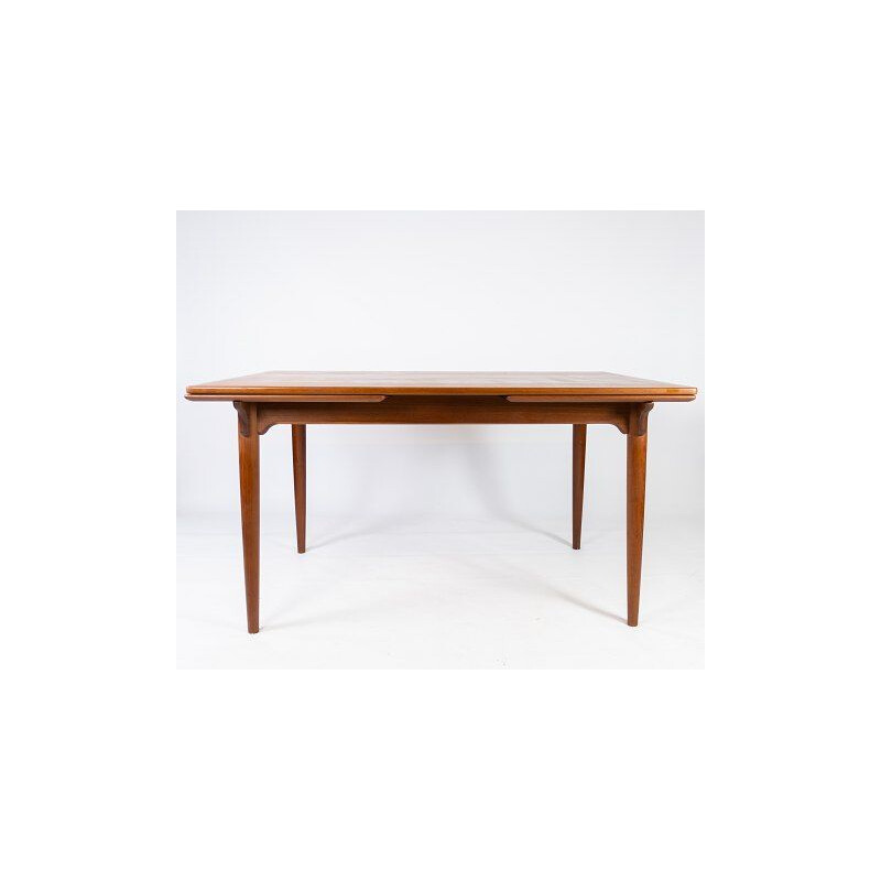 Vintage teak table with extensions Denmark 1960s