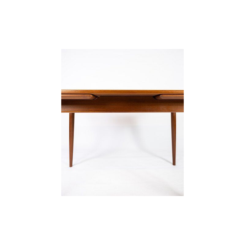 Vintage teak table with extensions Denmark 1960s