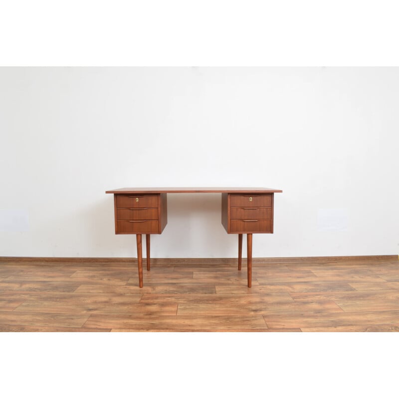 Vintage teak desk Denmark 1960s