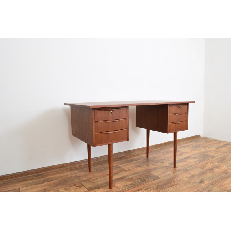 Vintage teak desk Denmark 1960s