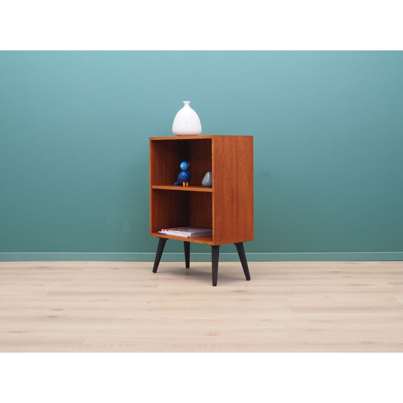 Vintage teak bookcase Denmark 1970s