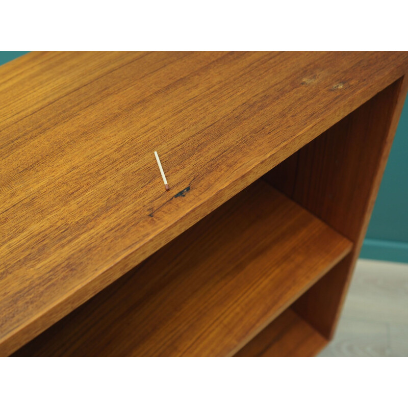 Vintage teak bookcase Denmark 1970s