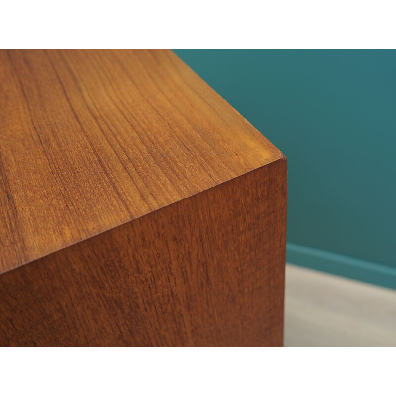 Vintage teak bookcase Denmark 1970s