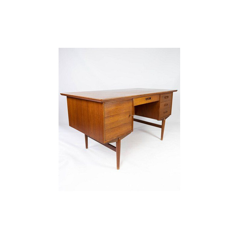 Vintage teak desk Denmark 1960s