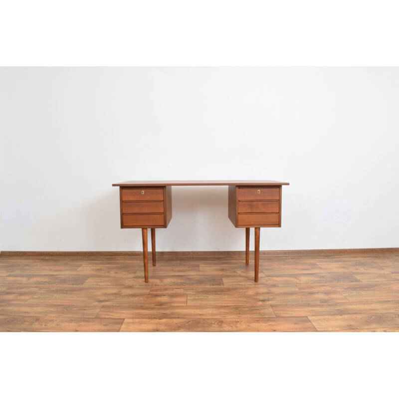 Vintage teak desk Denmark 1960s