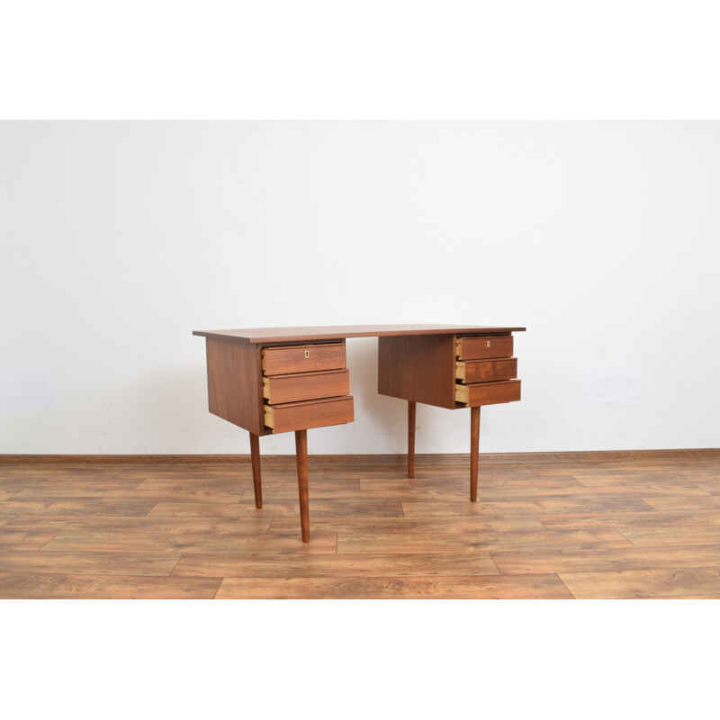 Vintage teak desk Denmark 1960s