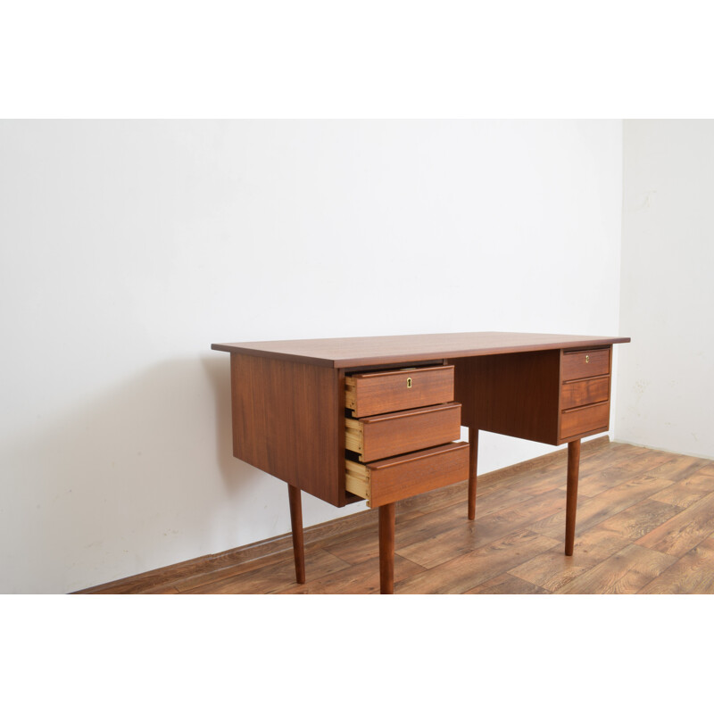 Vintage teak desk Denmark 1960s