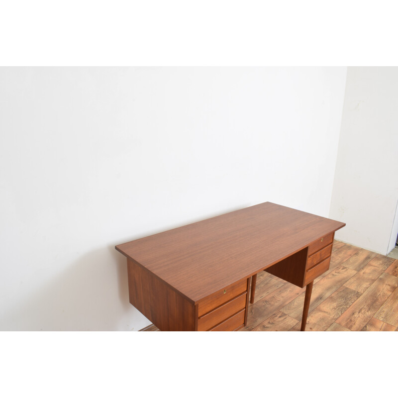 Vintage teak desk Denmark 1960s