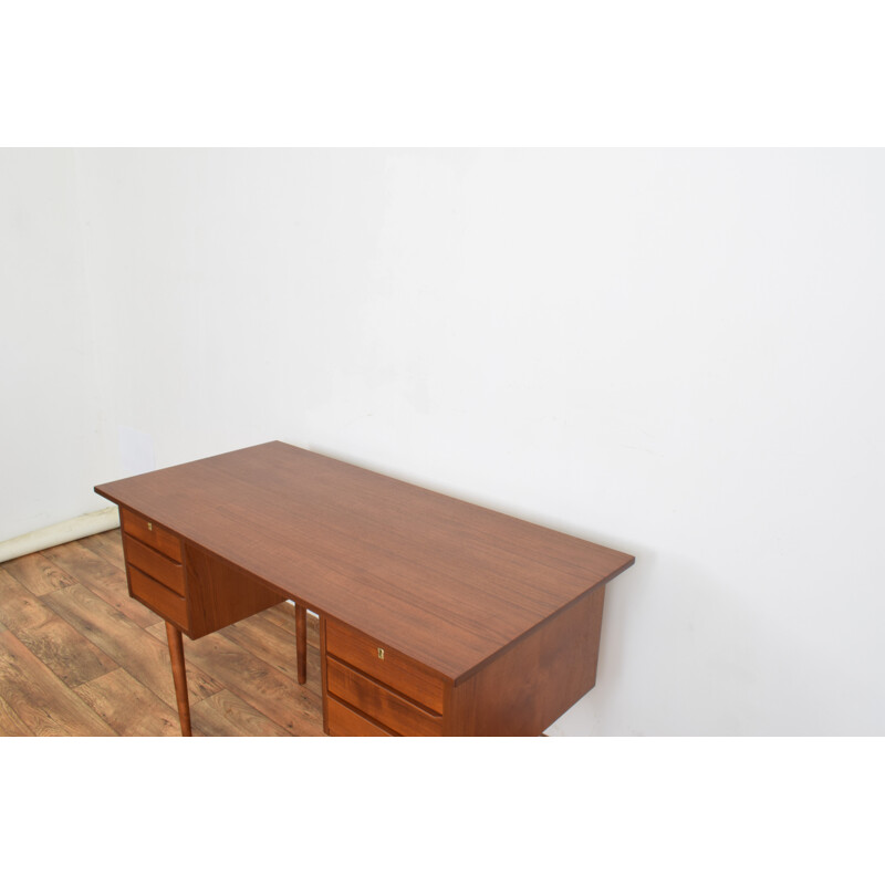 Vintage teak desk Denmark 1960s