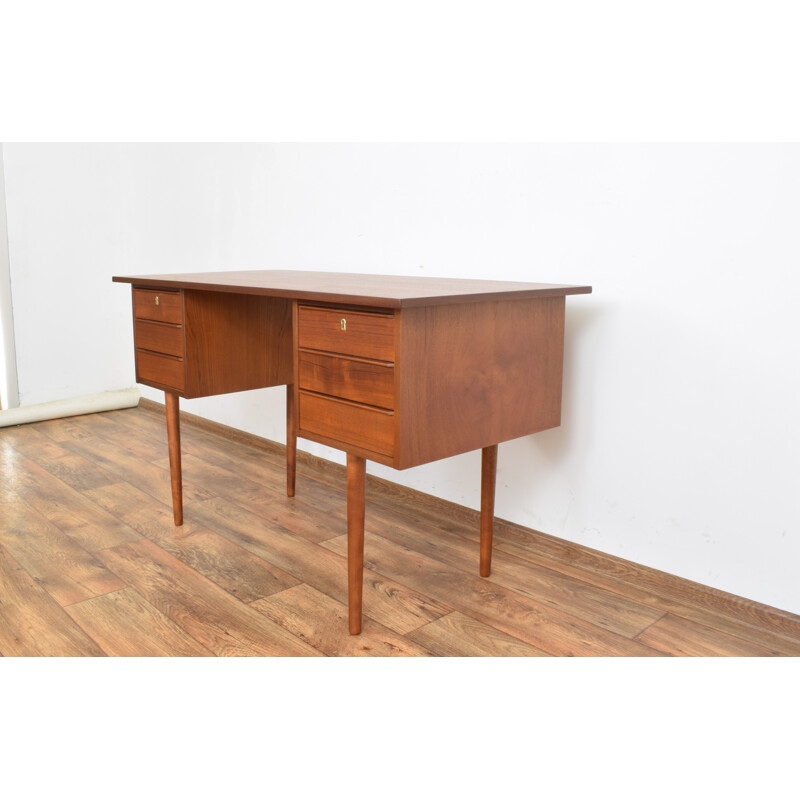 Vintage teak desk Denmark 1960s