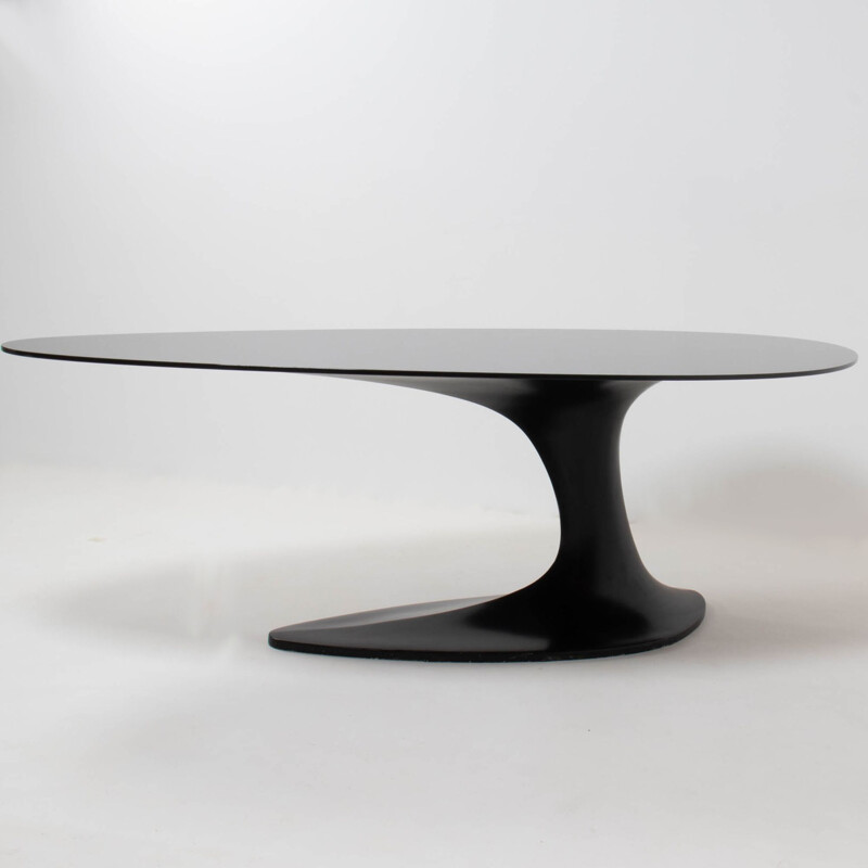 Vintage black dining table collection Speed Up by Sacha Lakic for Roche Bobois, 2005s