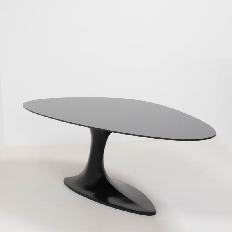 Vintage black dining table collection Speed Up by Sacha Lakic for Roche Bobois, 2005s