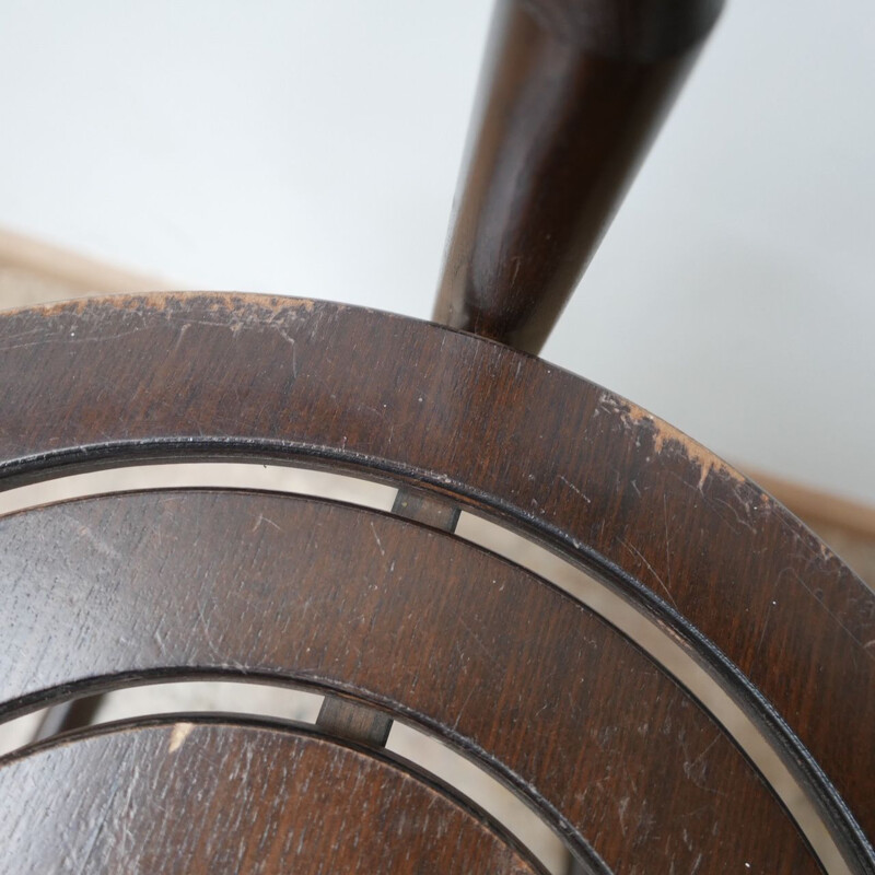 Pair of vintage bentwood bar stools, Germany 1980