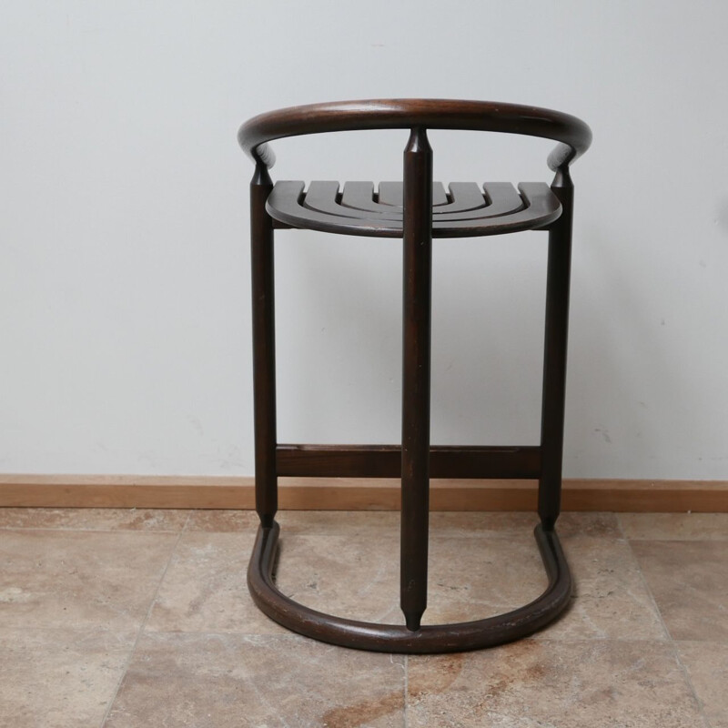 Pair of vintage bentwood bar stools, Germany 1980