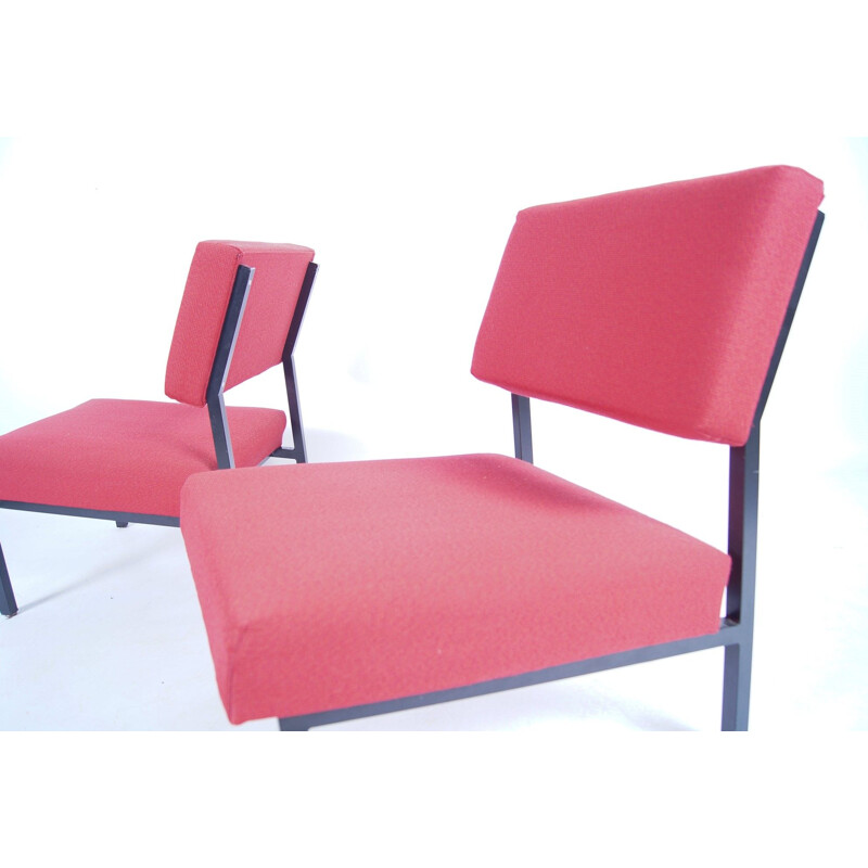 2 vintage easy chairs model 36 ZA by Gijs van der Sluis, Dutch 1954s