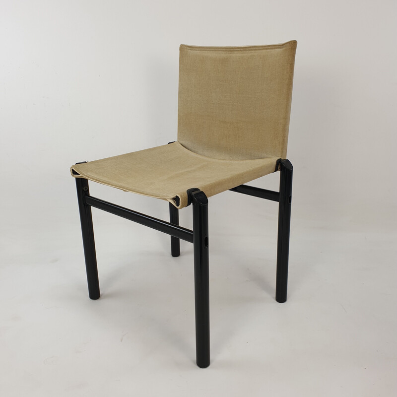 6 vintage dining chairs by Afra & Tobia Scarpa, Italy 1970s