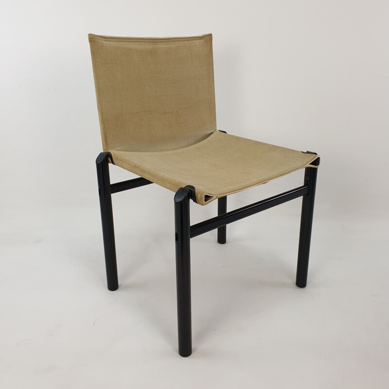 6 chaises vintage par Afra & Tobia Scarpa, Italie 1970