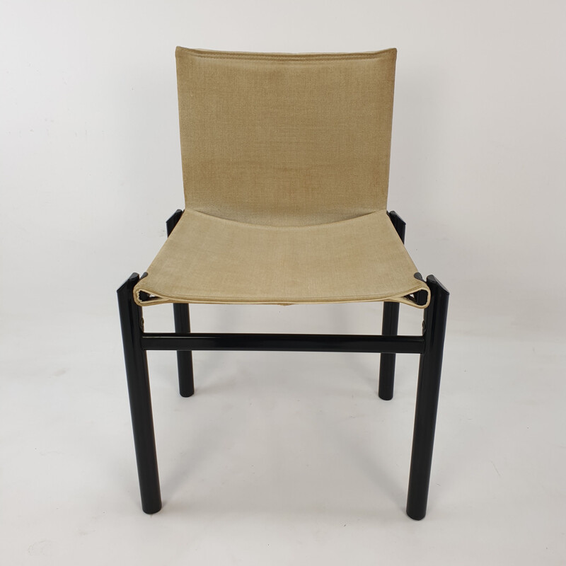6 vintage dining chairs by Afra & Tobia Scarpa, Italy 1970s