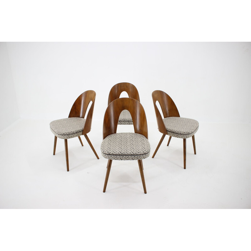 4 chaises vintage par Antonin Suman, Tchécoslovaquie 1960