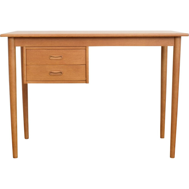 Bureau en chêne vintage, Danemark 1960