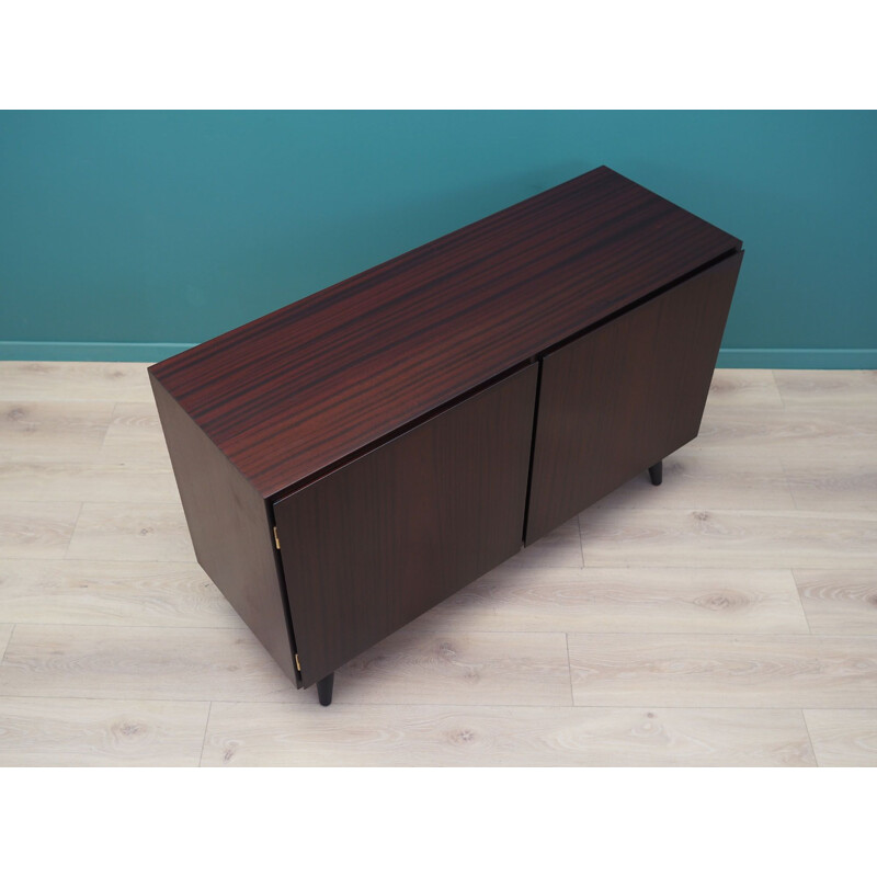 Vintage mahogany commode by Omann Jun, Danish 1960s