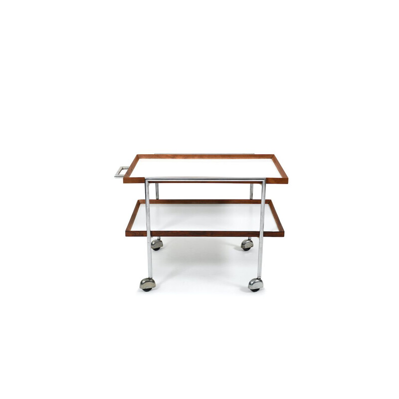 Vintage serving trolley by Poul Nørreklit for E.Pedersen & Son, Danish 1960s