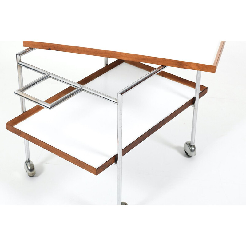 Vintage serving trolley by Poul Nørreklit for E.Pedersen & Son, Danish 1960s