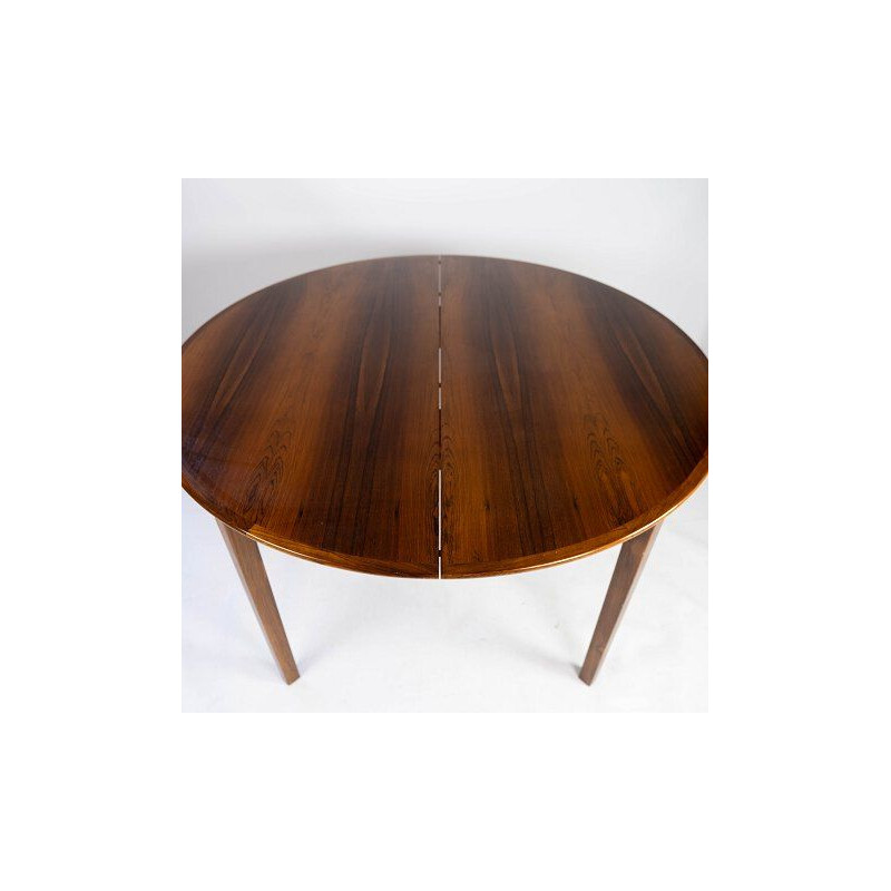 Vintage dining table in rosewood with three extension plates, Danish 1960s