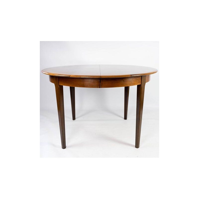 Vintage rosewood dining table with two extension plates, Denmark 1960