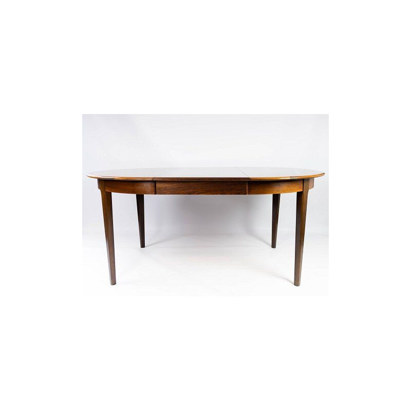 Vintage rosewood dining table with two extension plates, Denmark 1960