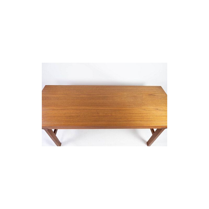 Vintage teak coffee table with extensions, Denmark 1960