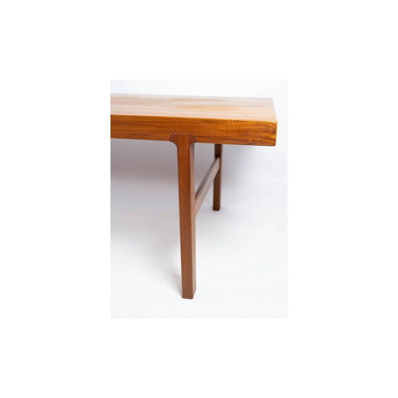 Vintage teak coffee table with extensions, Denmark 1960