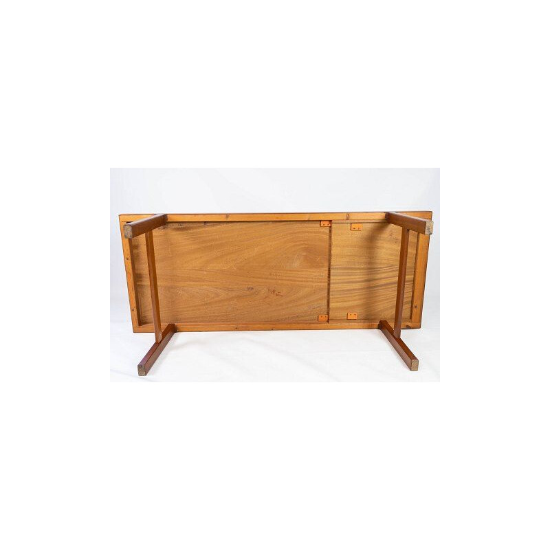 Vintage teak coffee table with extensions, Denmark 1960