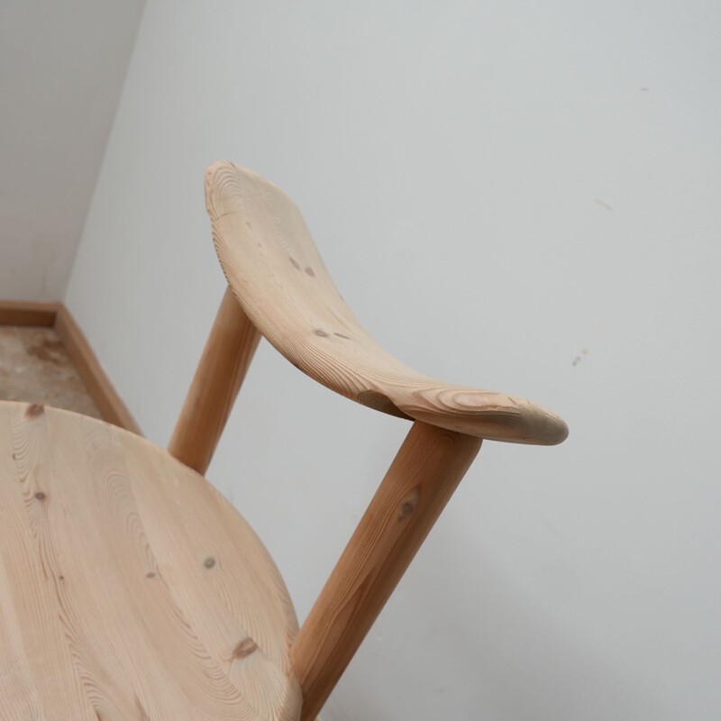 Ensemble de 6 chaises vintage en pin par Rainer Daumiller