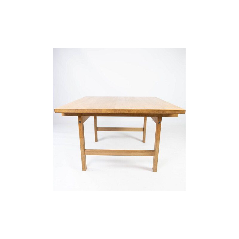 Table basse vintage en chêne de Hans J. Werner pour PP Furniture