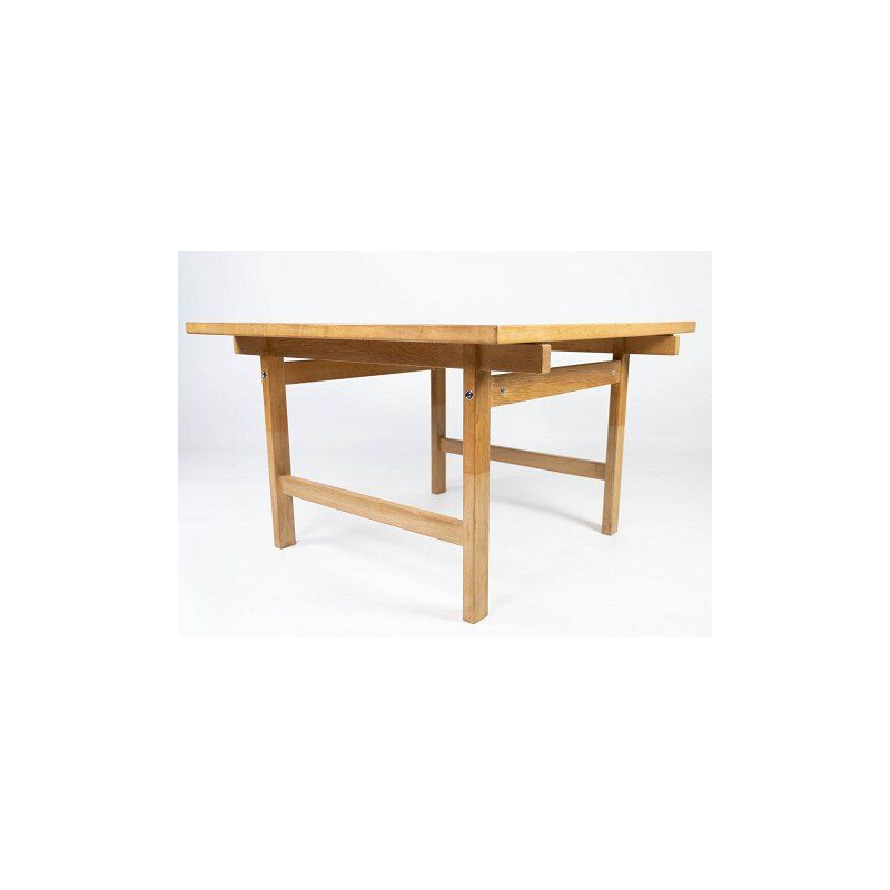 Vintage oak coffee table by Hans J. Werner for PP Furniture