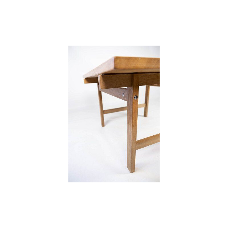 Table basse vintage en chêne de Hans J. Werner pour PP Furniture