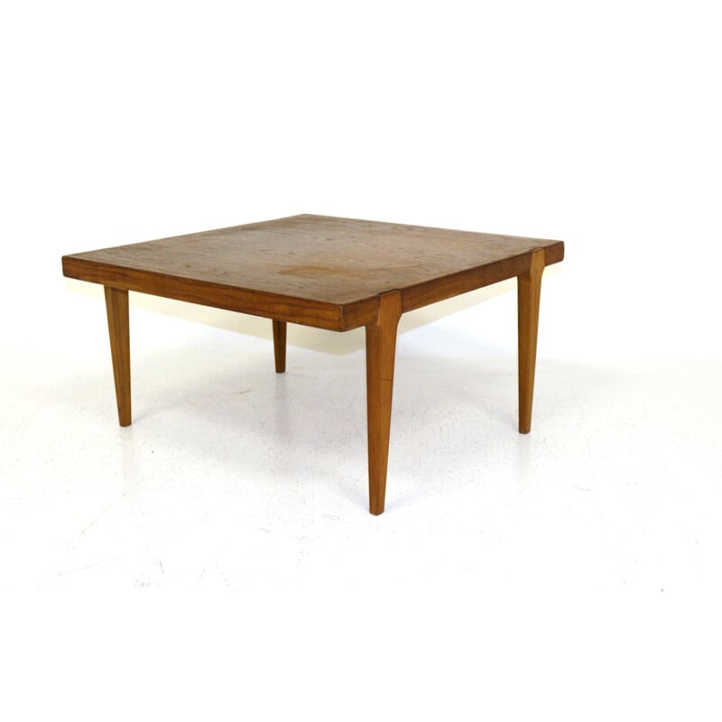 Vintage oak coffee table, Sweden 1960