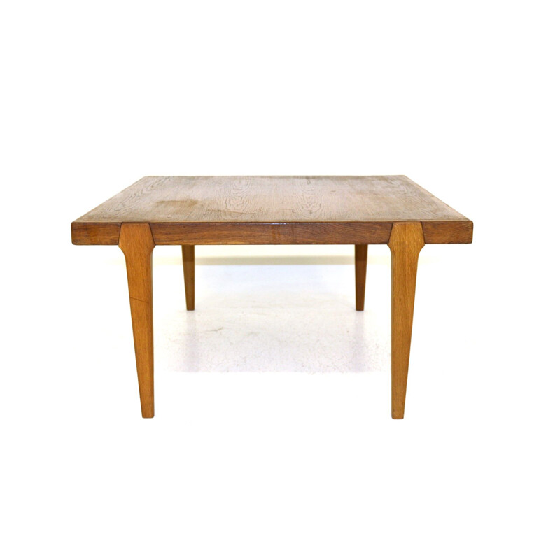 Vintage eiken salontafel, Zweden 1960