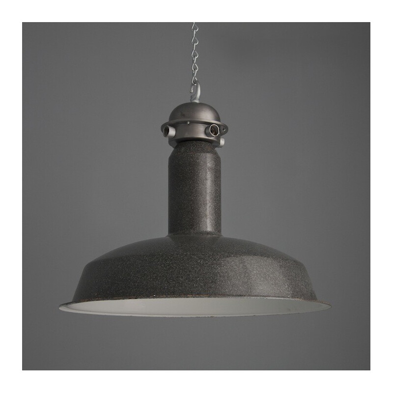 Eastern Bloc industrial pendant light - 1950s